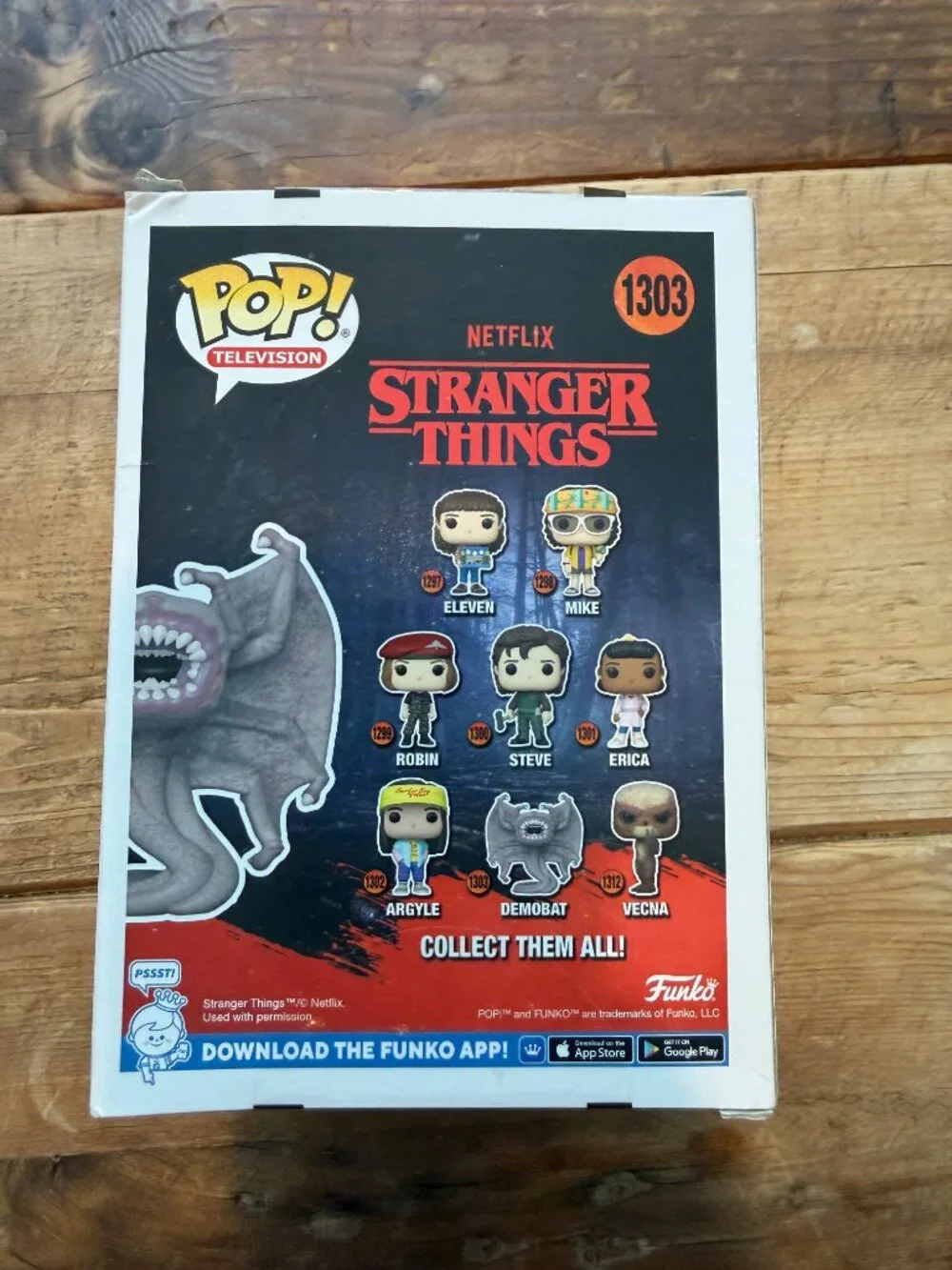Funko POP! Television - Stranger Things (Season 4) Vinyl Figure - DEMOBAT #1303